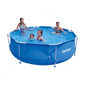 piscină circulară cu cadru 3x0.76M + pompă